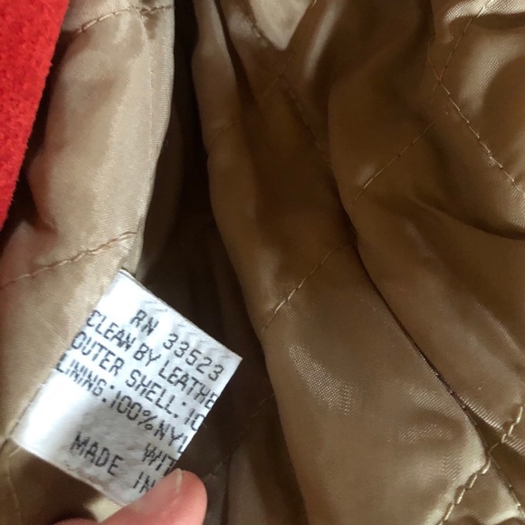 { parasol } vintage leather bomber jacket - Picture 5 of 7